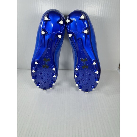 Sz 10 Under Armour Highlight MC 2.0 INTELLIKNIT Football Cleats Men Blue 3027304 - Picture 7 of 7